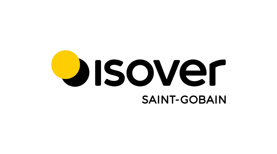 ISOVER — logo producenta wełny mineralnej do izolacji poddaszy, autoryzowany wykonawca FRB Silesia