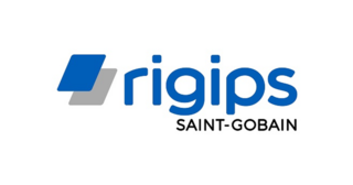 RIGIPS — logo producenta systemów suchej zabudowy z płyt G-K, autoryzowany wykonawca FRB Silesia